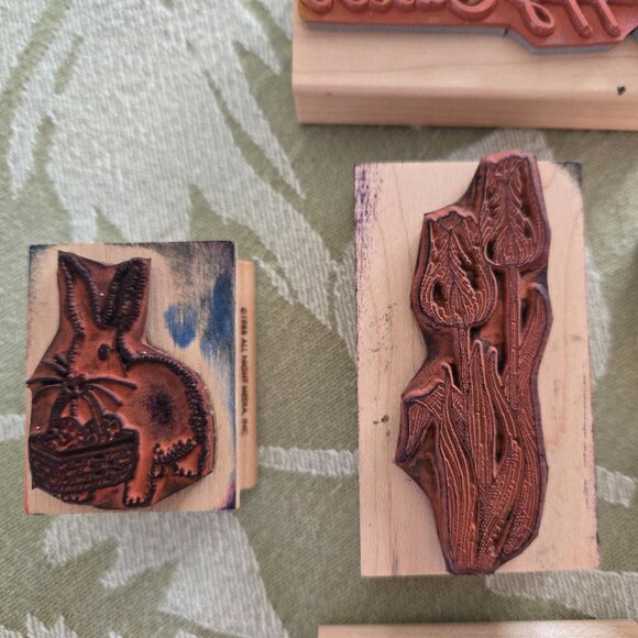 Rubber Stamps - Assorted Lot of 6 Spring/Easter Collection - Picture 11 of 15